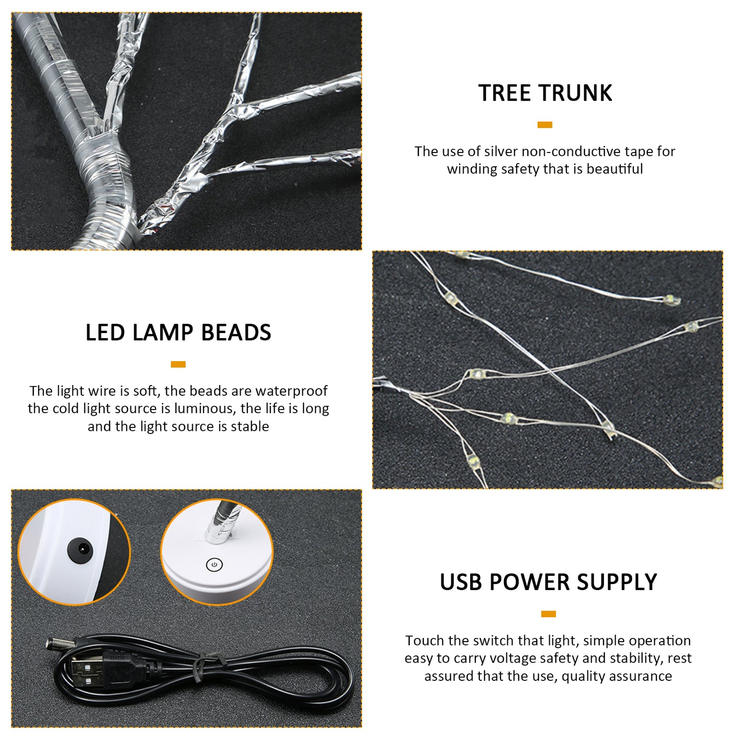 LED Bonsai Tree Night Light